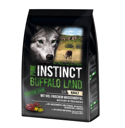 PURE INSTINCT PROTEIN CARE Buffalo Land 4kg Beutel mit Büffel und Strauß 