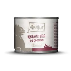 MjAMjAM mit Wild, Kaninchen für Katzen 6 x 200 g 