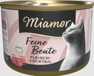 Miamor Feine Beute mit Fleischcocktail für Katzen 12 x 185 g 