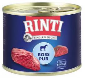 RINTI SINGLEFLEISCH mit Ross für Hunde 12 x 185 g 