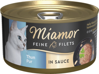 Miamor FEINE FILETS mit Thunfisch in Sauce für Katzen 24 x 85 g 