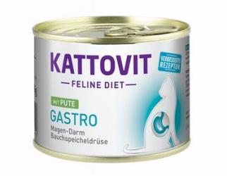 KATTOVIT Feline Diet Gastro mit Pute für Katzen 12 x 85 g 