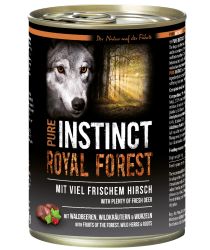 PURE INSTINCT Royal Forest 6x400g Dose mit Hirsch 