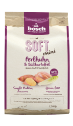 bosch SOFT mini mit Perlhuhn, Süßkartoffel für Hunde 2,5 kg 