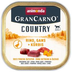 animonda GRAND CARNO COUNTRY mit Rind, Gans und Kürbis für Hunde 22 x 150 g 