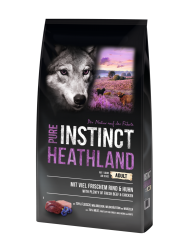 PURE INSTINCT HEATHLAND mit Rind, Huhn für Hunde 12 kg 