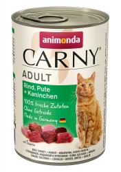 animonda CARNY mit Rind, Pute und Kaninchen für Katzen 6 x 400 g 