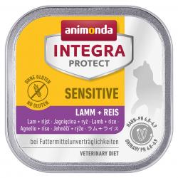 animonda INTEGRA PROTECT Sensitive mit Lamm, Reis für Katzen 16 x 100 g 