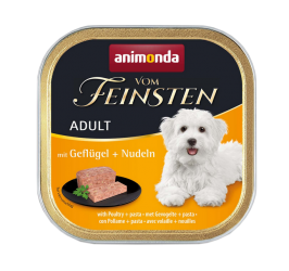 animonda vom FEINSTEN mit Geflügel, Nudeln für Hunde 22 x 150 g 