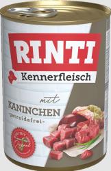 RINTI Kennerfleisch mit Kaninchen für Hunde 12 x 400 g 
