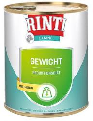 RINTI CANINE Gewicht, Reduktionsdiät mit Huhn für Hunde 6 x 800 g 