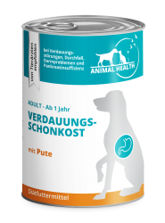 ANIMAL HEALTH Verdauungsschonkost mit Pute für Hunde 6 x 400 g 