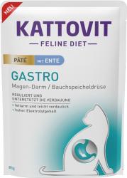 KATTOVIT Feline Diet Gastro Paté mit Ente für Katzen 10 x 85 g 