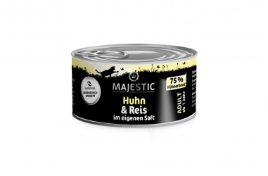 MAJESTIC mit Huhn und Reis für Katzen 24 x 70 g 
