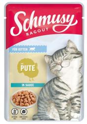 Schmusy Ragout mit Pute in Sauce für Katzen 22 x 100 g 
