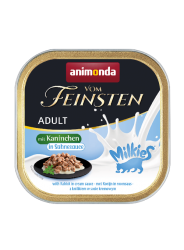 animonda VOM FEINSTEN mit Kaninchen in Sahnesauce für Katzen 32 x 100 g 