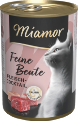 Miamor Feine Beute Fleischcocktail für Katzen 12 x 400 g 