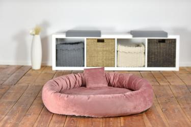 Silvio Design Velvet Kuschelinsel Gr. S ca. 50 x 15 cm, rosé 