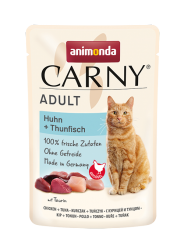 animonda CARNY mit Huhn, Thunfisch für Katzen 12 x 85 g 