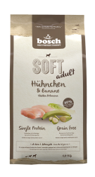 bosch SOFT mit Hühnchen, Banane für Hunde 1 kg 