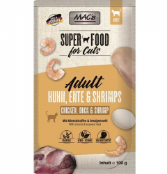 MAC's SUPER FOOD mit Huhn, Ente und Shrimps für Katzen 100 g 