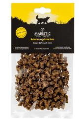 MAJESTIC Belohnungsknochen Enten-Softsnack mini für Hunde 150 g 