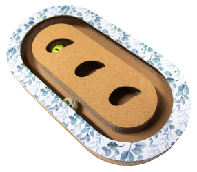 azoona® Kratzpappe oval Eukalyptus ca. 46x25x5,5cm 