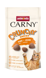animonda CARNY CRUNCHY SNACKS mit Rind, Huhn für Katzen 10 x 50 g 