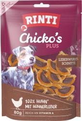 RINTI Chicko Plus Leberwurstschnitten für Hunde 80 g 