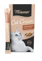 Miamor Cat Cream 6x15g mit Leberwurst 