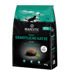 MAJESTIC Gemütliche Katze mit frischem Geflügel & Perlhuhn 4 kg 