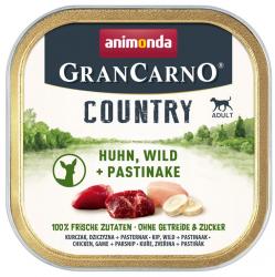 animonda GRAN CARNO COUNTRY mit Huhn, Wild und Pastinake für Hunde 22 x 150 g 