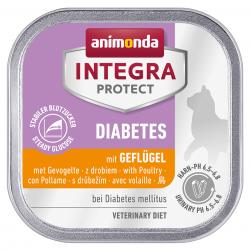 animonda INTEGRA PROTECT Diabetes mit Geflügel für Katzen 16 x 100 g 