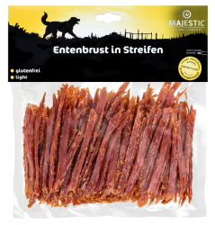 MAJESTIC Entenbrust in Streifen für Hunde 500 g 