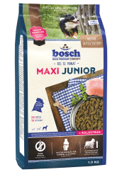 bosch MAXI JUNIOR mit Geflügel für Hunde 1 kg 