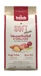 bosch SOFT maxi mit Wasserbüffel, Süßkartoffel für Hunde 1 kg 
