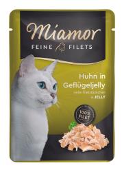 Miamor FEINE FILETS mit Huhn in Geflügeljelly für Katzen 24 x 100 g 