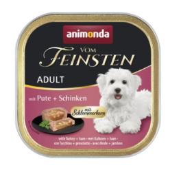 animonda VOM FEINSTEN mit Pute, Schinken für Hunde 22 x 150 g 