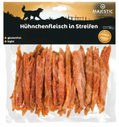 MAJESTIC Hühnchenfleisch in Streifen für Hunde 500 g 