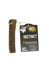PURE INSTINCT Rothirsch-Geweihstück für Hunde Halb XS 