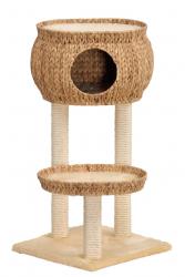 SILVIO DESIGN Katzenhaus Cestino ca. 60 x 50 x 101 cm, beige 