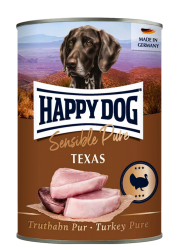 HAPPY DOG Sensible Pure Texas mit Truthahn 6 x 400 g 