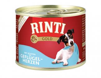 RINTI Gold 12x185g Dose mit Geflügelherzen 