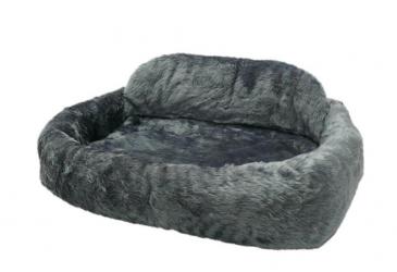 SILVIO DESIGN Tiersofa de Luxe mit Kissen Gr. M ca. 45 x 75 x 21 cm, blau 