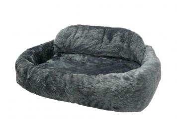 SILVIO DESIGN Tiersofa de Luxe mit Kissen Gr. S ca. 35 x 55 x 15 cm, blau 