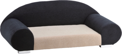 SILVIO DESIGN Hundesofa Amie ca. 122 x 53 x 45 cm, schwarz-weiß 