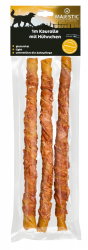 MAJESTIC 1 m Kaurolle mit Hühnchen für Hunde 315 g 