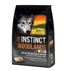 PURE INSTINCT Woodlands Junior Mini / Medium 4kg mit Huhn und Truthahn 