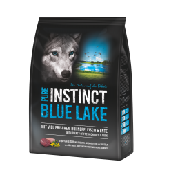 PURE INSTINCT BLUE LAKE mit Huhn, Ente für Hunde 1 kg 
