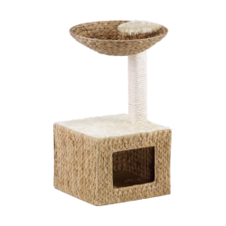 SILVIO DESIGN Wohnboy Casa ca. 36 x 36 x 70 cm, beige-weiß 